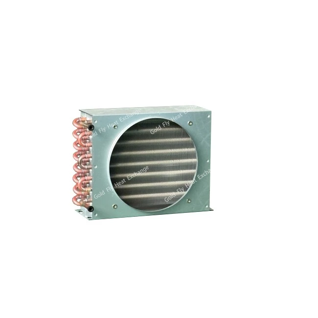 3-row 8-hole 9.52mm Copper Tube Condenser factory