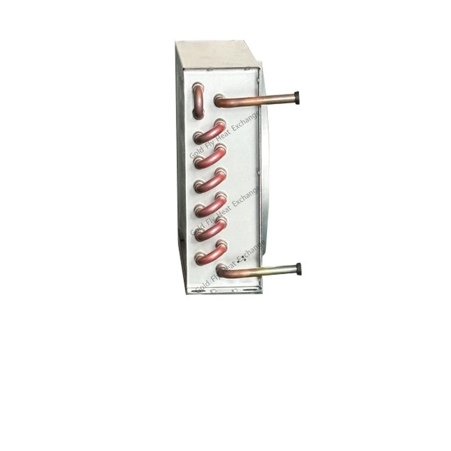 2-Row 8-Hole Refrigeration Copper Tube Condenser factory
